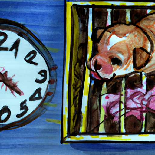 How Long Can You Leave A 8 Week Old Puppy In A Crate?