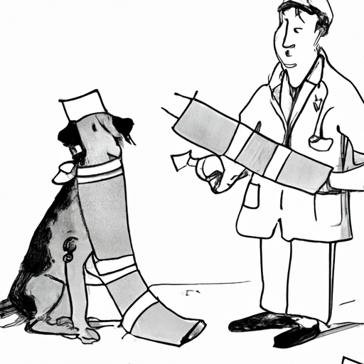 How to Wrap a Dog’s Leg for a Sprain