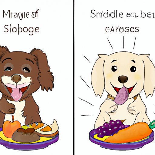 Cosa possono mangiare e non mangiare i cani?