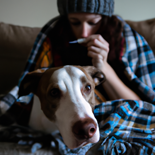 how do dogs act when they sense illness
