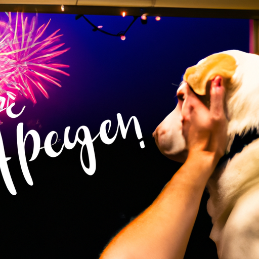 how to calm dogs during fireworks