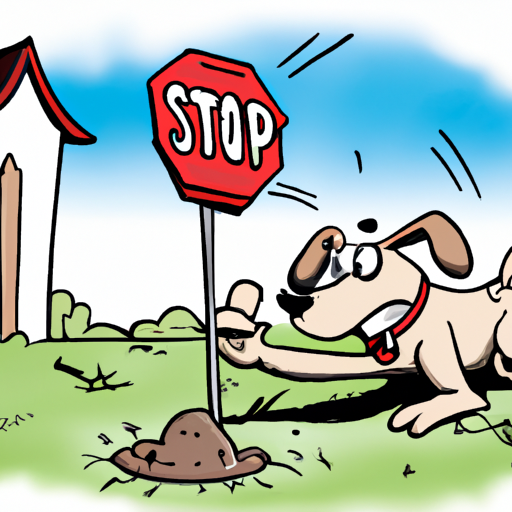 how to stop dogs digging in yard