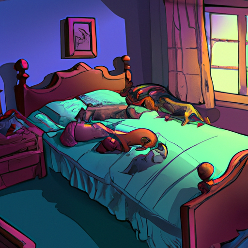 why do dogs sleep with you