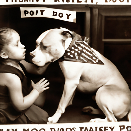 why were pitbulls called nanny dogs